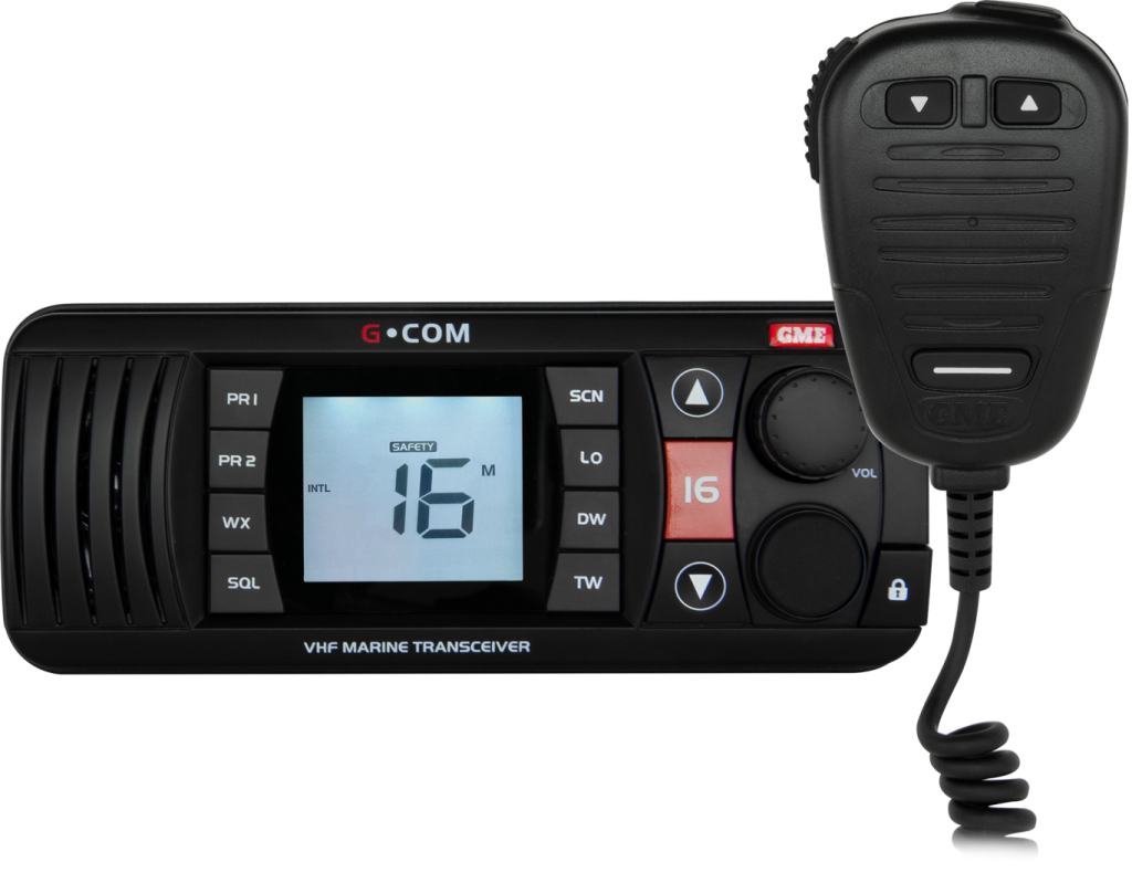 GME VHF Marine Radio Black Ejan Communications
